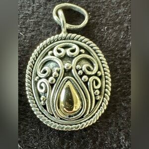 Suarti Bali Silver and 18K Gold Earring Charms